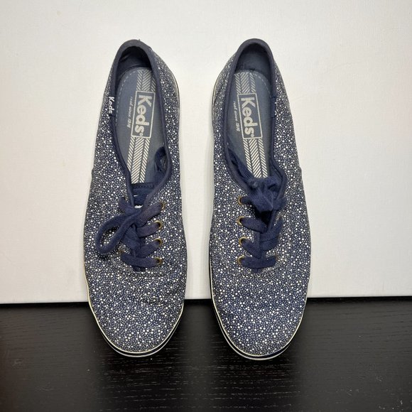 Ked’s Champion Seltzer Dot Navy Sneaker - Picture 2 of 6
